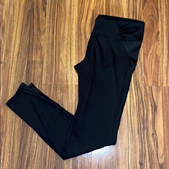 Free Country Black Workout Leggings Womens Size Large - Picture 1 of 9